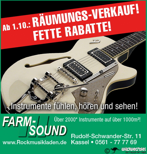 R�umungsverkauf-Ank�ndigung